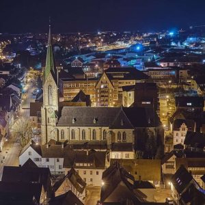 Hausach bei Nacht