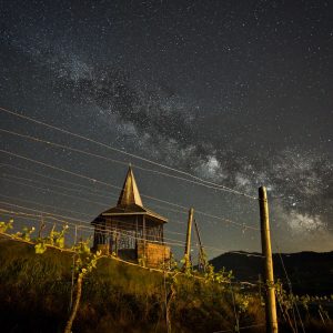 Lusthäuschen oberhalb von Oberkirch mit Milchstrasse