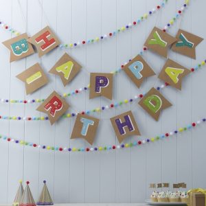 Girlande Happy Birthday