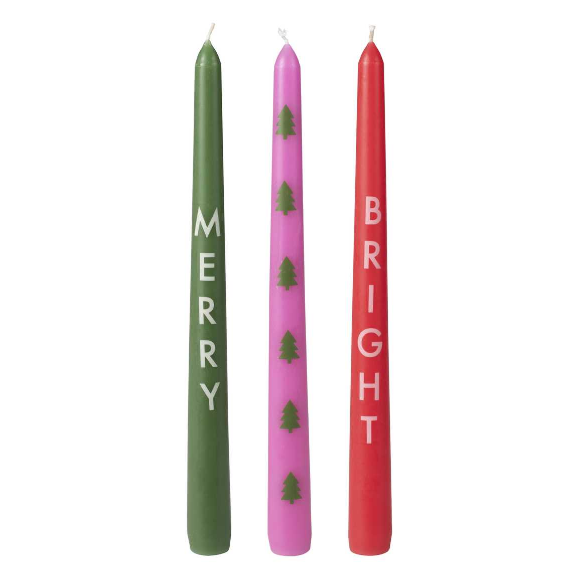 Fröhlich leuchtende Weihnachtskerzen – Bild 3